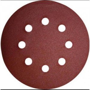 Абразивные круги на липучке 8+1 отв. 125mm Р-80 (10910)