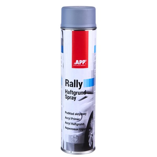 APP Краска аэрозольная Rally Haftgrund Spray, серый грунт 600ml (210116)