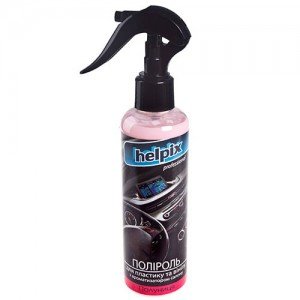 Полироль для пластика и винила HELPIX Professional 200мл триггер (БАБЛ ГАМ) (2586)