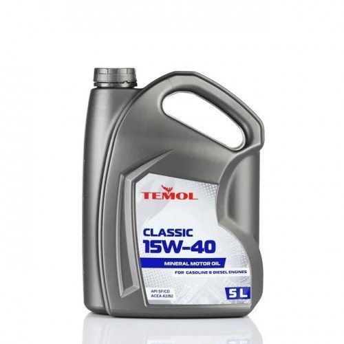 Масло TEMOL Classic 15W-40 API SG/CD ACEA A2/B2 (5 л)