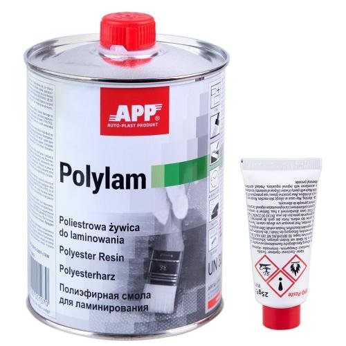 APP Смола (полиэстрова) для ламинирования APP Polylam из утв. 975g +25g (010801)