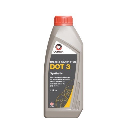 Торм. ж-ть Comma DOT 3 BRAKE FLUID 1л (12шт/уп)