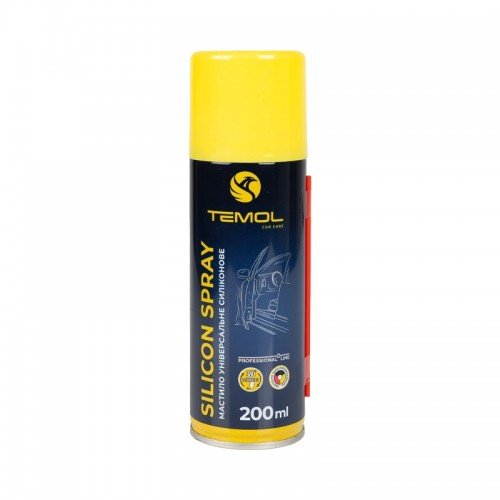 Смазка силиконовая TEMOL SILICON SPRAY, 200 ml
