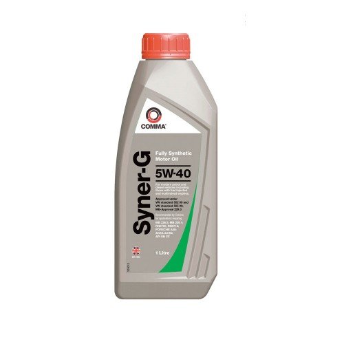 Моторное масло Сomma SYNER-G 5W-40 API SN, CF ACEA A3/B4 1л (12шт/уп)
