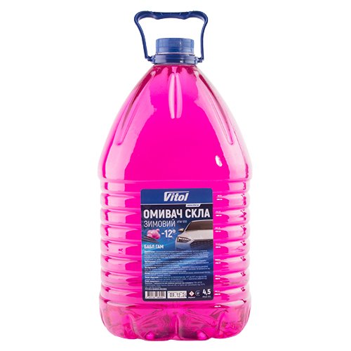 Омыватель стекла зимний VITOL "-12" Бабл Гамм 4,5л