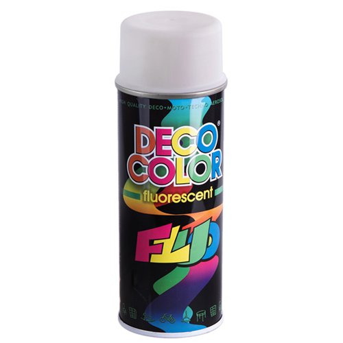 Deco Color Краска аэроз. 400ml Decoration флуоресцентная/белый (65999/726370)