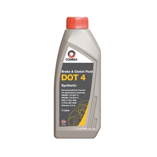 Торм. ж-ть Comma DOT 4 BRAKE FLUID 1л (12шт/уп)