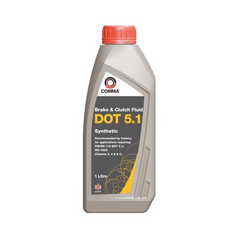 Торм. ж-ть Comma DOT 5.1 BRAKE FLUID 1л (12шт/уп)