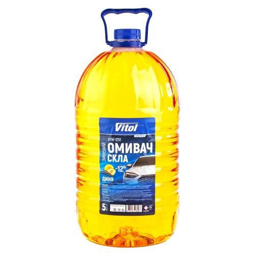 Омыватель стекла зимний VITOL "-12" Дыня 5л (VTW-1251)
