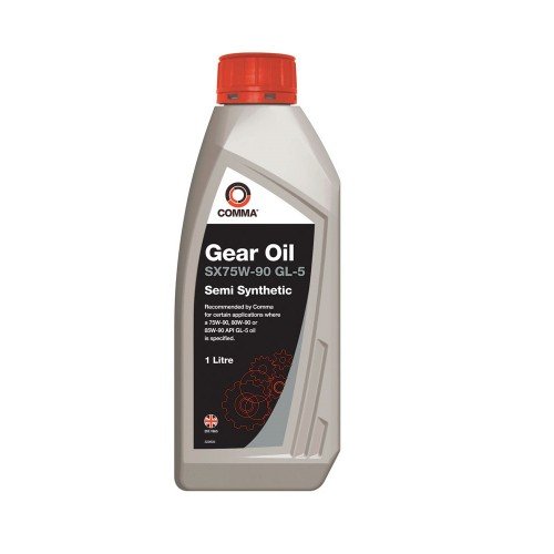 Трансмиссионное масло Comma SX75W90 GEAR OIL GL5 API GL-5 1л (12шт/уп)