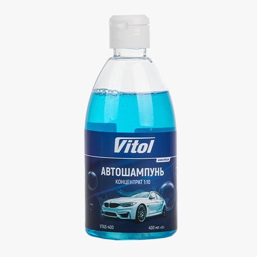 Автошампунь VITOL 400 мл (КОНЦЕНТРАЦИЯ 1:10) (VTAS-400)