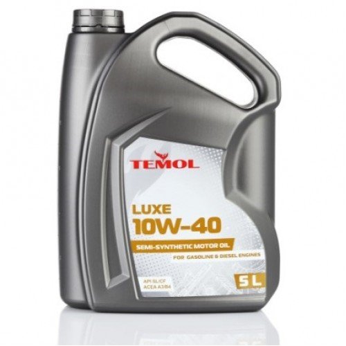 Масло TEMOL Luxe 10W-40 API SL/CF ACEA A3/B4 MB 229.1 VW 501.01/505.00 (5 л)