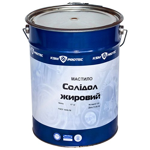 Масло Солидол Жировой KSM Protec ведро 17 кг (KSM-S170)