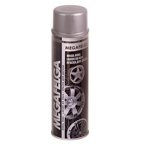 Deco Color Краска аэроз. 500ml Megafelga/для дисков серебряный (725410)
