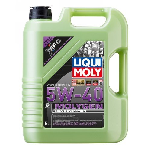 Liqui Moly8536/9055 5W40/5l Liqui Moly Molygen New Generation 5W-40 5л