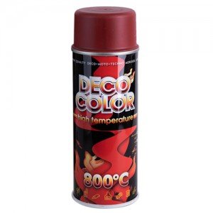 Deco Color Краска аэроз. 400ml/термостойка 800*С красный (725328)