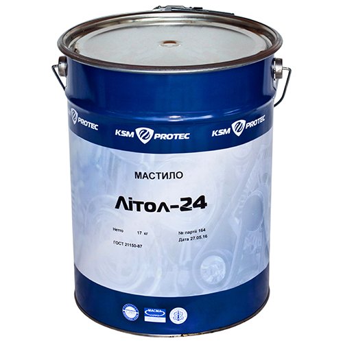 Масло Литол-24 KSM Protec ведро 17 кг (KSM-L2417)