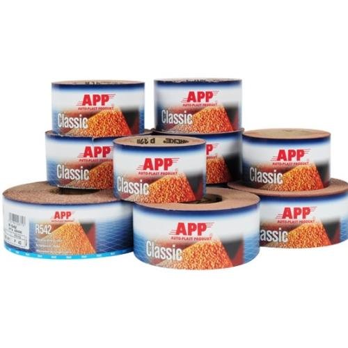 APP Наждачная бумага водостойкая R115 115мм х 25м P320 в рулоне, Ersta, коричневая (40R0320)