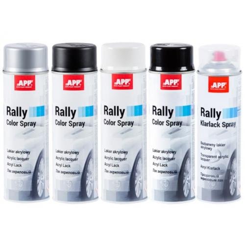 APP Краска аэрозольная Rally Color Spray, лак прозрачный 600ml (210115) APP Краска аэрозольная Rally Color Spray, лак прозрачный 600ml (210115)