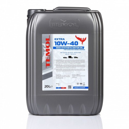 Масло TEMOL Extra 10W-40 AP SJ/CF ACEA A3/B3 MB 229.1 VW 501.00 (20 л)