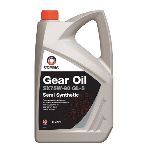 Трансмиссионное масло Comma SX75W90 GEAR OIL GL5 API GL-5 5л (4шт/уп)