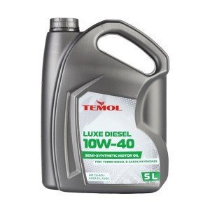 Масло TEMOL Luxe Diesel 10W-40 API CG-4/SJ,ACEA E3, A3/B4,MB 228.1, MAN M3275, VOLVO VDS-2 (5 л)