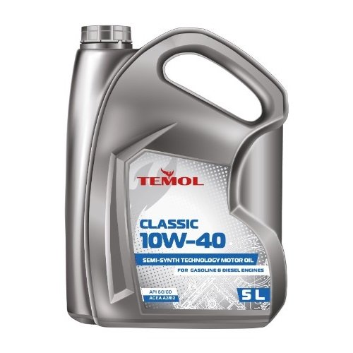 Масло TEMOL Classic 10W-40 API SG/CD ACEA A2/B2 (5 л)