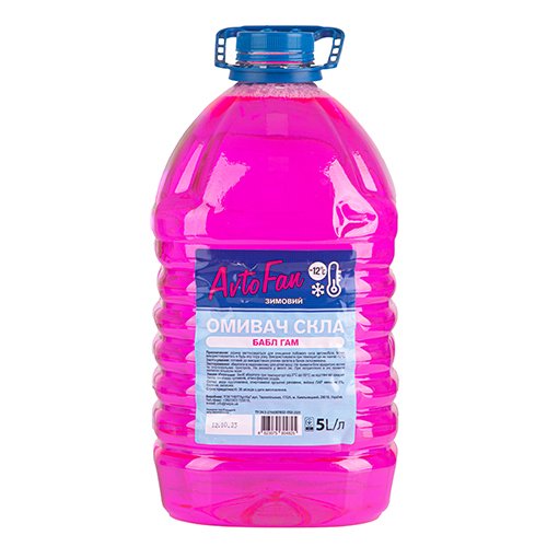Омыватель стекла AUTO FAN Бабл Гамм б/я 5,0 л -12 (4825)