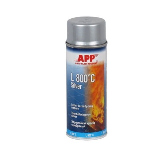 APP Краска аэрозольная L650*C Black Spray, серебро 400ml (210433)