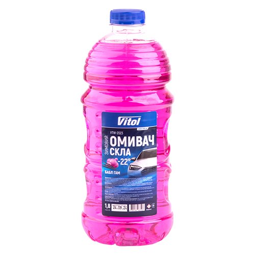 Омыватель стекла зимний VITOL "-22" Бабл Гамм 1.8л (VTW-2023)