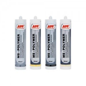 APP Герметик полимерный MS Polymer, катридж, черный 310 ml (040405)