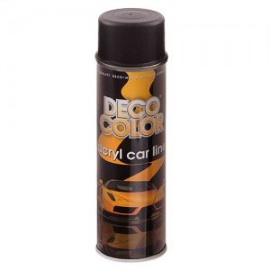 Deco Color Краска аэроз. 500ml акриловая/черный мат (720477)