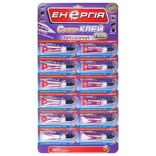 Суперклей Энергия гель 3 гр на мульт.карте С-032-3 (С-032-3)