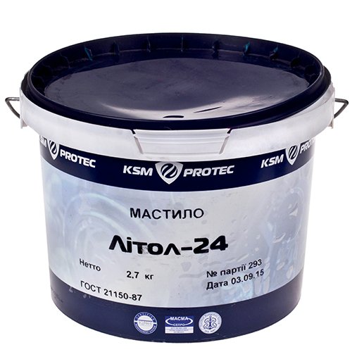 Масло Литол-24 KSM Protec ведро 2,7 кг (KSM-L2427)