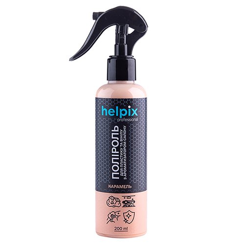Полироль для пластика Карамель Professional 200ml. (6522)