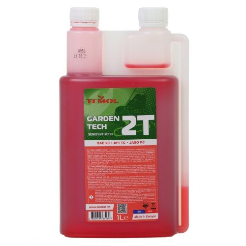 Масло TEMOL GARDEN TECH 2Т API TC,JASO FD/FC,SO-L-EGD/EGC (1 л)