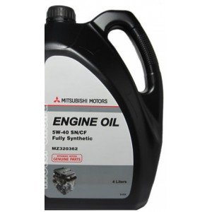 MitsubishiMZ320362 5W40/4 Масло моторное Mitsubishi ENGINE OIL 5W-40 4 л