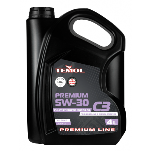 Масло TEMOL PREMIUM C3 5W-30 API SN ACEA С3-16 (4 л)