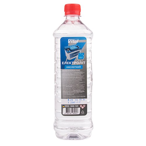 Электролит кислотный (сорт высший) ТМ Vitol (1,23 кг)