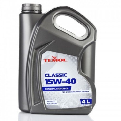 Масло TEMOL Classic 15W-40 API SG/CD ACEA A2/B2 (4 л)